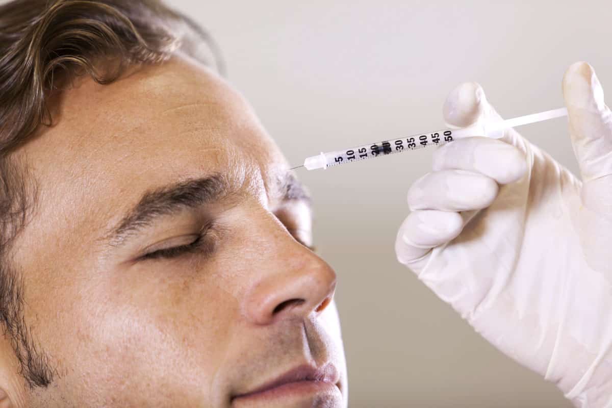 Botox Treatment a solution that may decrease depression man getting fillers arcarapsychiatry.com Arcara Psychiatry